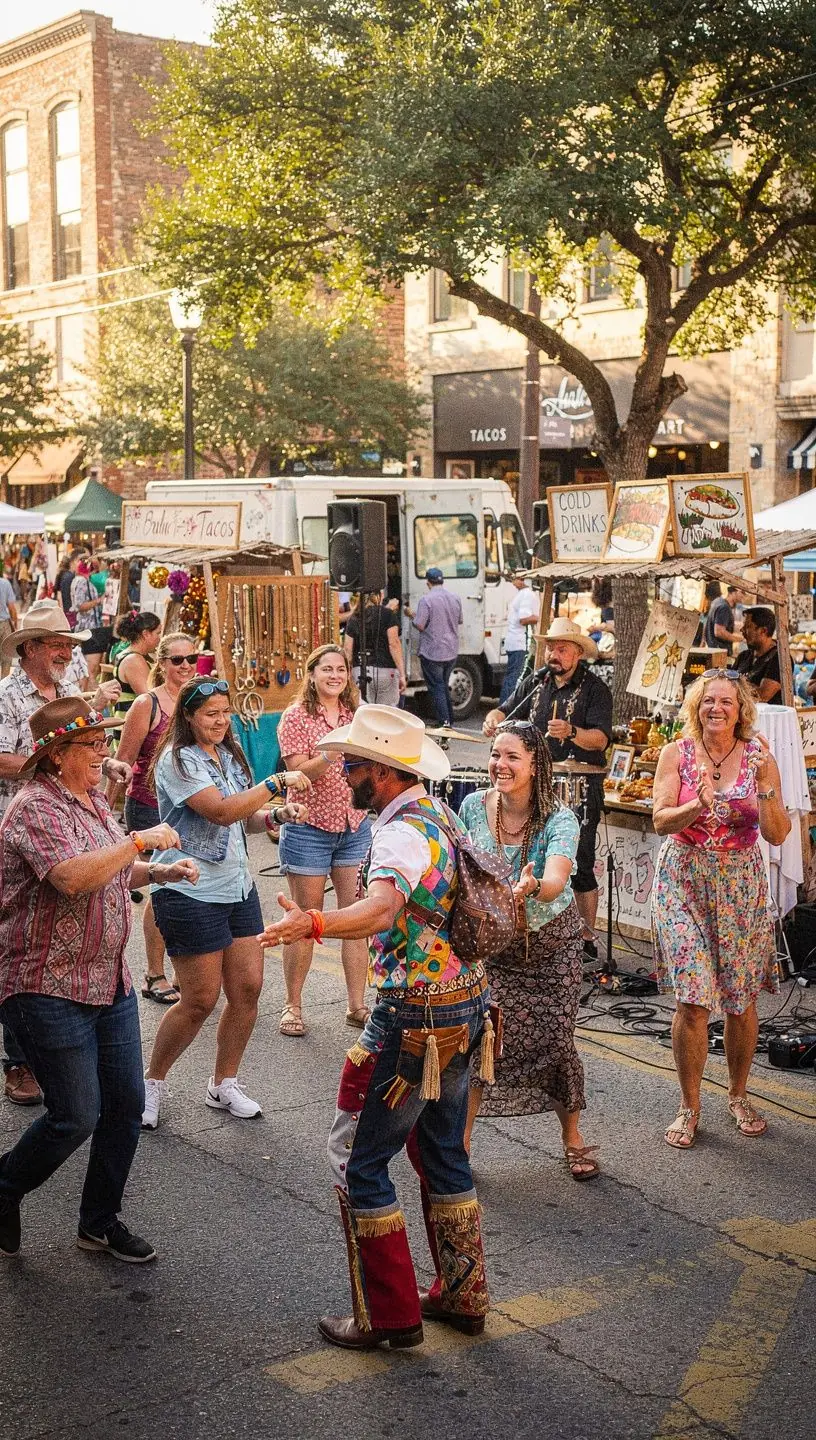 Grupa turystów podziwiająca malowniczy widok na park narodowy podczas zorganizowanej wycieczki.