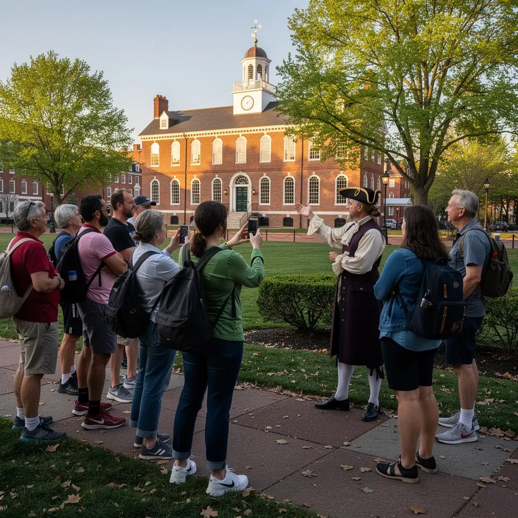 Autobus turystyczny wypełniony podróżnymi na trasie do parku narodowego.
